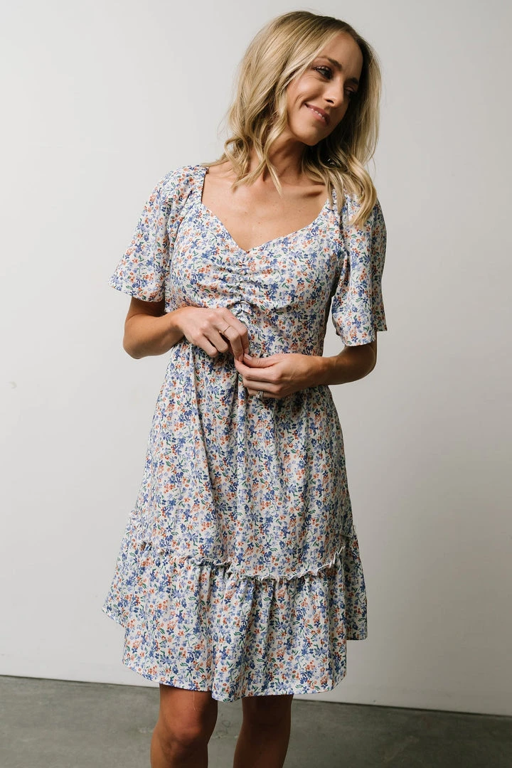 HAY Petunia Mini Dress | Blue Floral Dresses 8 HAY Petunia Mini Dress | Blue Floral Dresses