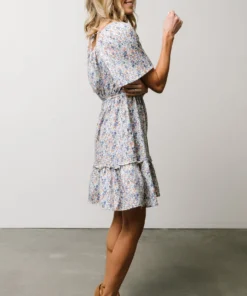 HAY Petunia Mini Dress | Blue Floral Dresses 11 HAY Petunia Mini Dress | Blue Floral Dresses