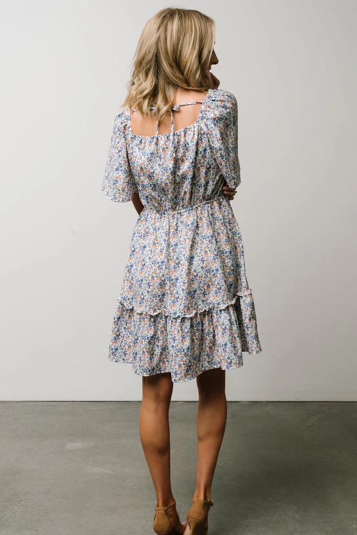HAY Petunia Mini Dress | Blue Floral Dresses 6 HAY Petunia Mini Dress | Blue Floral Dresses