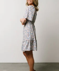 HAY Petunia Mini Dress | Blue Floral Dresses 12 HAY Petunia Mini Dress | Blue Floral Dresses