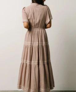 IL Dresses Piper Tiered Midi Dress | Dusty Mauve 9 IL Dresses Piper Tiered Midi Dress | Dusty Mauve
