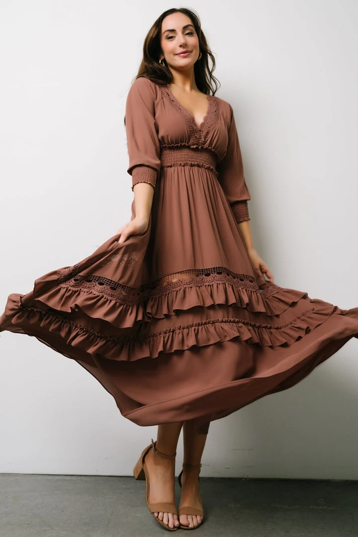 BB Custom Pippa Ruffle Maxi Dress | Deep Mauve Dresses 5 BB Custom Pippa Ruffle Maxi Dress | Deep Mauve Dresses