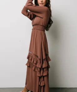 BB Custom Pippa Ruffle Maxi Dress | Deep Mauve Dresses 17 BB Custom Pippa Ruffle Maxi Dress | Deep Mauve Dresses