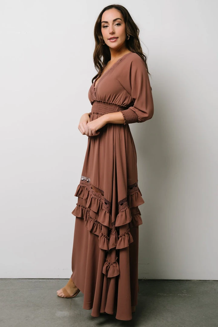 BB Custom Pippa Ruffle Maxi Dress | Deep Mauve Dresses 7 BB Custom Pippa Ruffle Maxi Dress | Deep Mauve Dresses