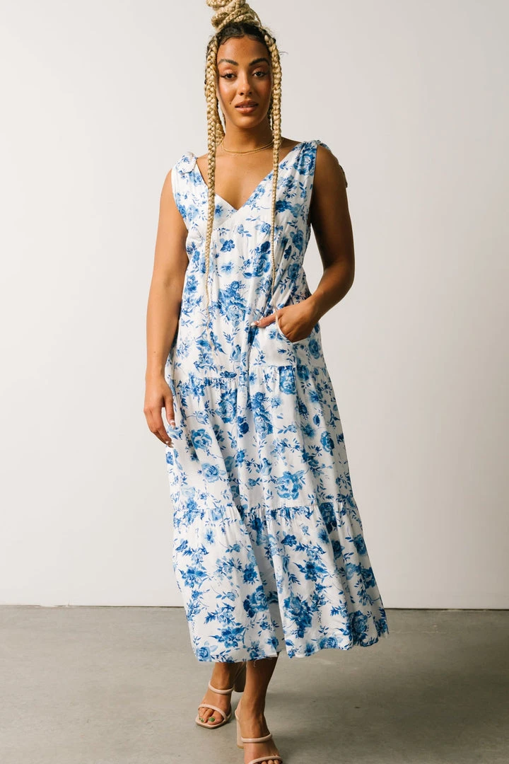 POL Portia Tank Dress | Blue Floral 5 POL Portia Tank Dress | Blue Floral