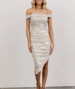 RR Portland Sequin Dress | Cream 10 RR Portland Sequin Dress | Cream