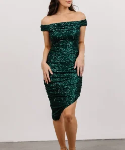 RR Dresses Portland Sequin Dress | Emerald