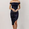 RR Dresses Portland Sequin Dress | Navy