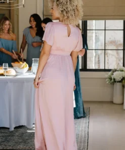 RR Prague Satin Maxi Dress | Blush 14 RR Prague Satin Maxi Dress | Blush