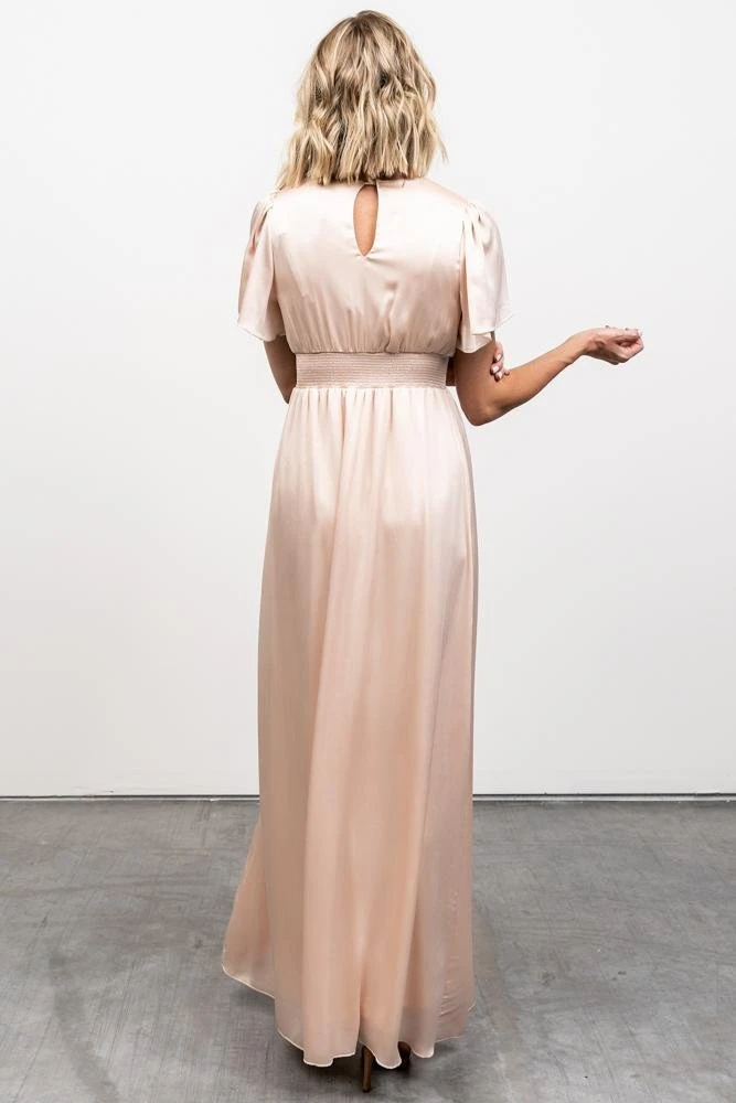 RR Dresses Prague Satin Maxi Dress | Champagne 7 RR Dresses Prague Satin Maxi Dress | Champagne