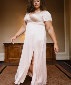 RR Dresses Prague Satin Maxi Dress | Champagne 13 RR Dresses Prague Satin Maxi Dress | Champagne