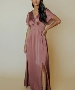 RR Prague Satin Maxi Dress | Rosy Brown Dresses 15 RR Prague Satin Maxi Dress | Rosy Brown Dresses