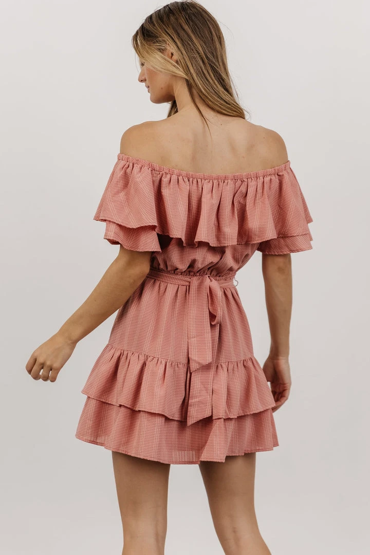 FT Dresses Rachel Off Shoulder Mini Dress | Mauve 3 FT Dresses Rachel Off Shoulder Mini Dress | Mauve