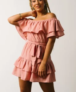 FT Dresses Rachel Off Shoulder Mini Dress | Mauve 12 FT Dresses Rachel Off Shoulder Mini Dress | Mauve