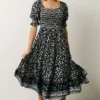 IL Dresses Ramona Smocked Midi Dress | Navy Floral Print