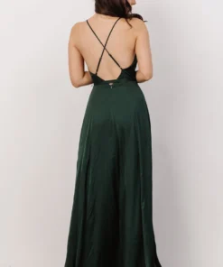 IBS Dresses Riley Tank Maxi Dress | Dark Green