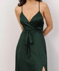 IBS Dresses Riley Tank Maxi Dress | Dark Green
