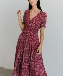 HAY Dresses Robyn Maxi Dress | Red Floral 10 HAY Dresses Robyn Maxi Dress | Red Floral