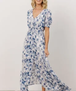 HAY Robyn Maxi Dress | Blue Watercolor Print 12 HAY Robyn Maxi Dress | Blue Watercolor Print