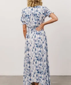 HAY Robyn Maxi Dress | Blue Watercolor Print 9 HAY Robyn Maxi Dress | Blue Watercolor Print