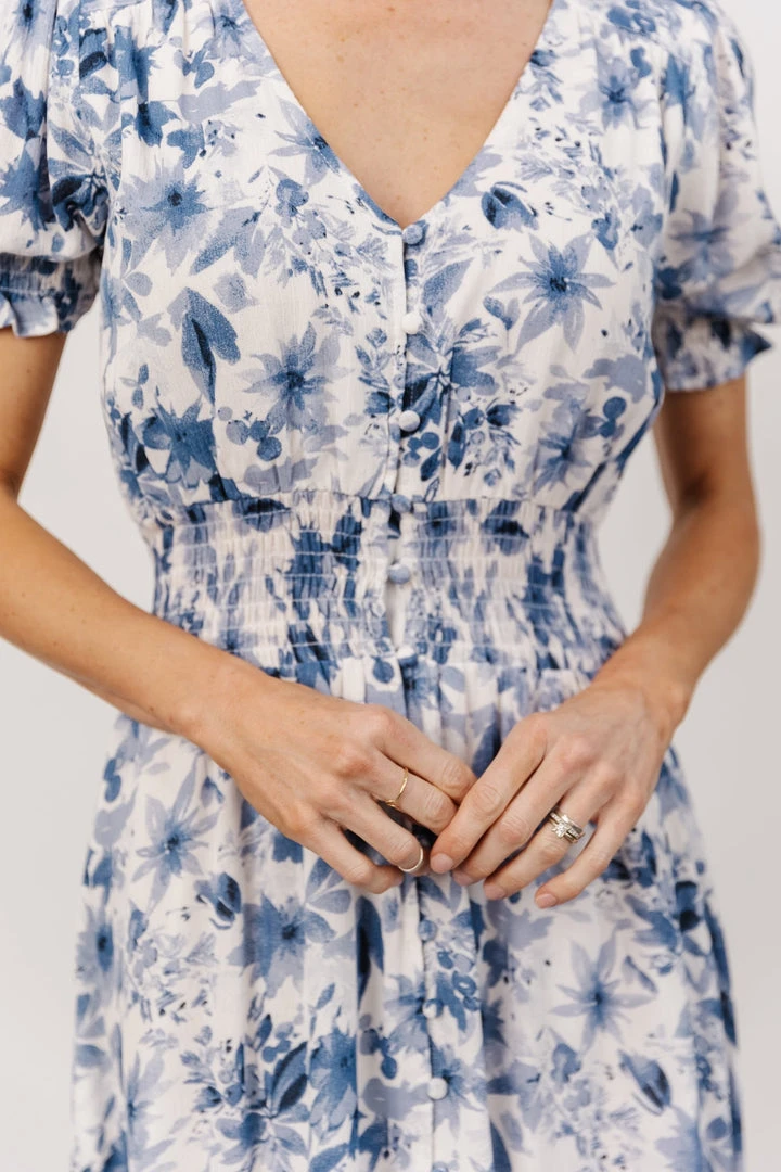 HAY Robyn Maxi Dress | Blue Watercolor Print 5 HAY Robyn Maxi Dress | Blue Watercolor Print