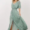 HAY Dresses Robyn Maxi Dress | Persian Green Floral