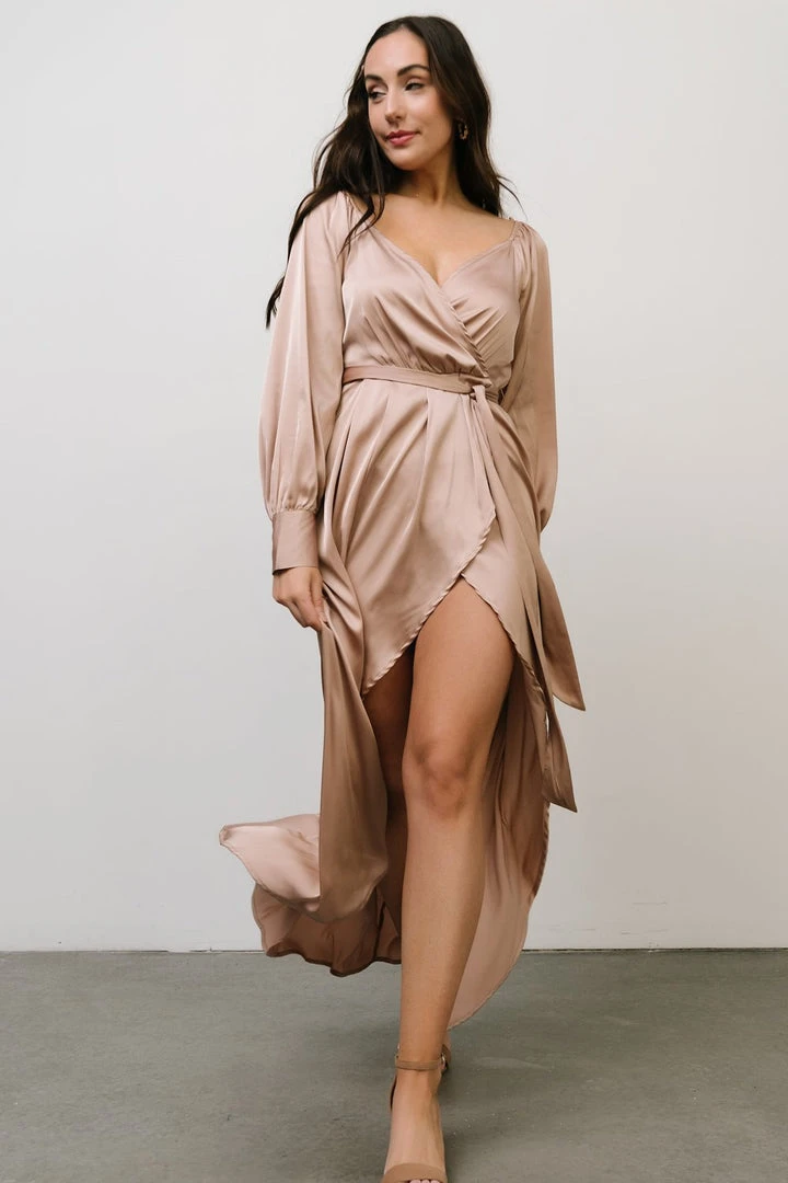 DD Rogue Tulip High Low Dress | Champagne 9 DD Rogue Tulip High Low Dress | Champagne