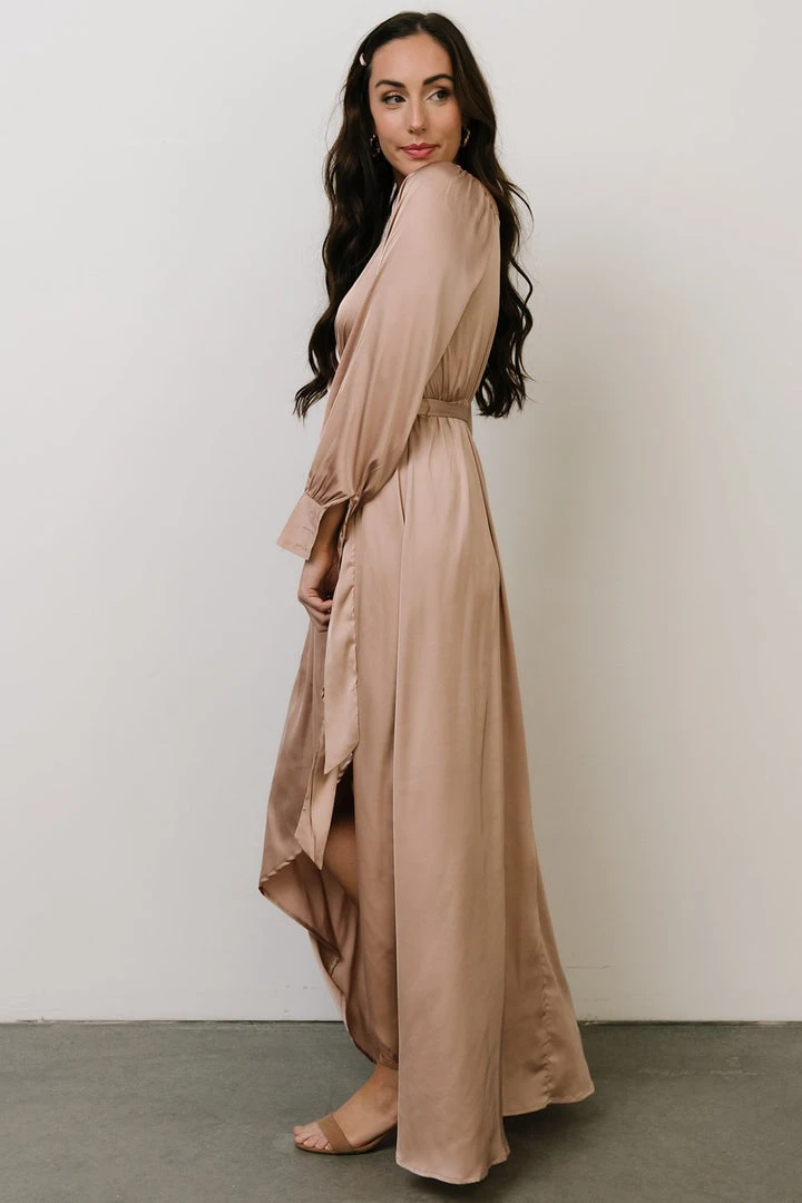 DD Rogue Tulip High Low Dress | Champagne 5 DD Rogue Tulip High Low Dress | Champagne