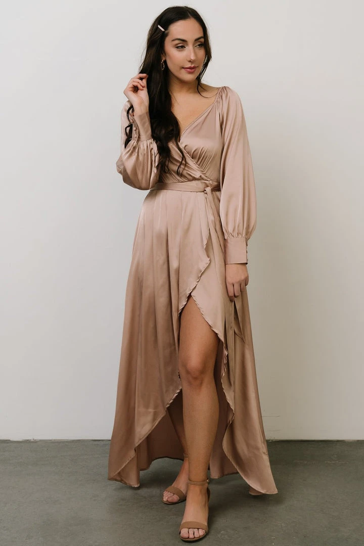 DD Rogue Tulip High Low Dress | Champagne 10 DD Rogue Tulip High Low Dress | Champagne