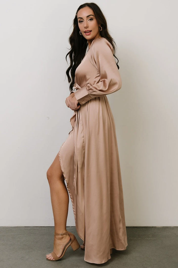 DD Rogue Tulip High Low Dress | Champagne 6 DD Rogue Tulip High Low Dress | Champagne