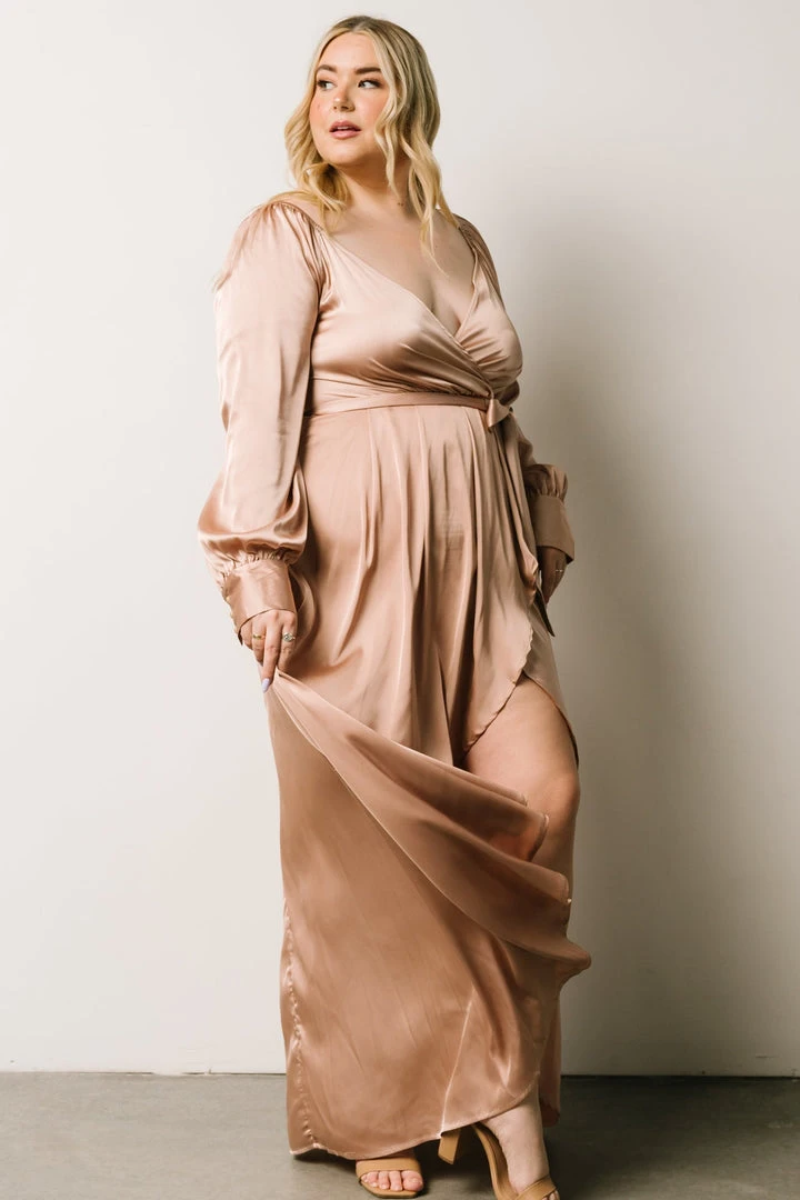 DD Rogue Tulip High Low Dress | Champagne 3 DD Rogue Tulip High Low Dress | Champagne