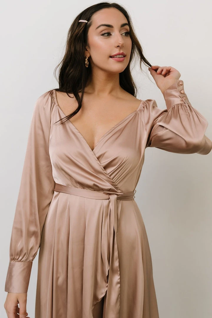DD Rogue Tulip High Low Dress | Champagne 8 DD Rogue Tulip High Low Dress | Champagne