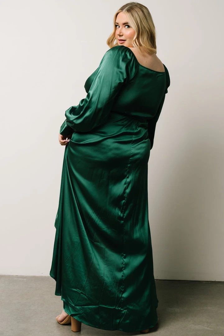 DD Rogue Tulip High Low Dress | Hunter Green 15 DD Rogue Tulip High Low Dress | Hunter Green