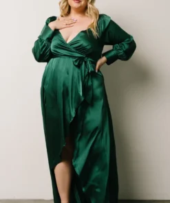 DD Rogue Tulip High Low Dress | Hunter Green 24 DD Rogue Tulip High Low Dress | Hunter Green