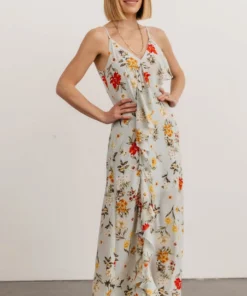 SL Roxanna Ruffle Maxi Dress | Multi Floral