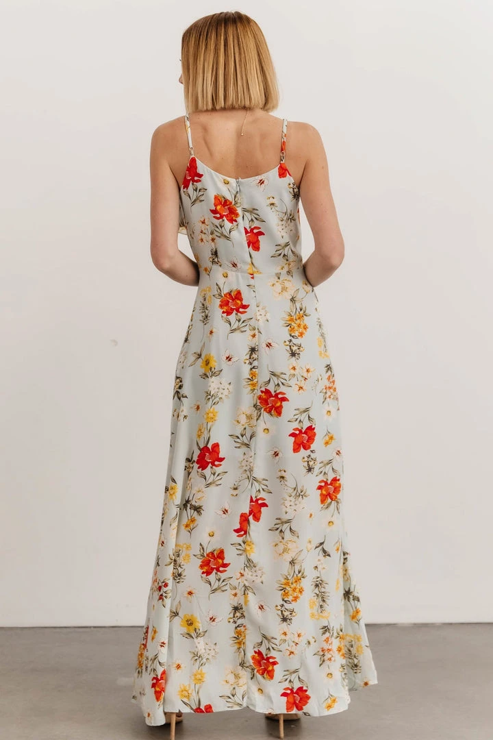 SL Roxanna Ruffle Maxi Dress | Multi Floral 5 SL Roxanna Ruffle Maxi Dress | Multi Floral