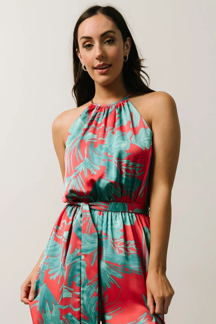 SL Vacation Ruby Jumpsuit | Fuchsia Palm Print 4 SL Vacation Ruby Jumpsuit | Fuchsia Palm Print