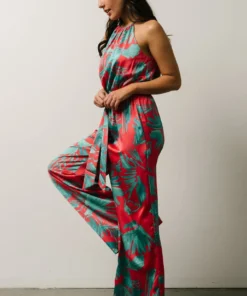 SL Vacation Ruby Jumpsuit | Fuchsia Palm Print 11 SL Vacation Ruby Jumpsuit | Fuchsia Palm Print