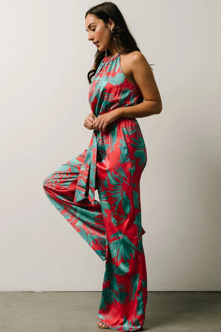 SL Vacation Ruby Jumpsuit | Fuchsia Palm Print 6 SL Vacation Ruby Jumpsuit | Fuchsia Palm Print
