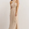 SL Ruth Strapless Convertible Gown | Natural