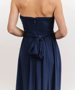 SL Ruth Strapless Convertible Gown | Navy Dresses