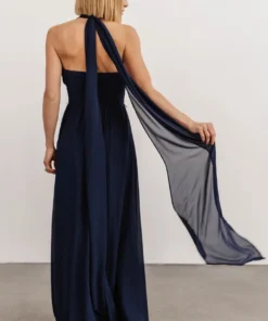 SL Ruth Strapless Convertible Gown | Navy Dresses