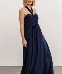 SL Ruth Strapless Convertible Gown | Navy Dresses