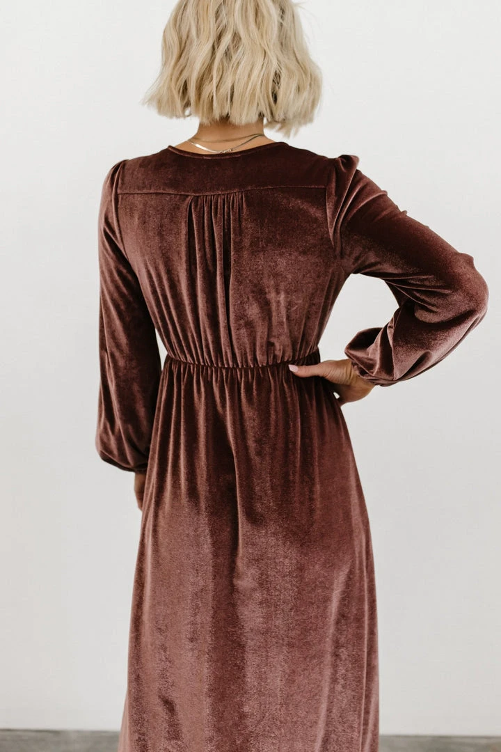 BB Custom Sadie Velvet Maxi Dress | Dusty Plum 5 BB Custom Sadie Velvet Maxi Dress | Dusty Plum