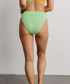 BJB Salvador Bikini Bottom | Orange + Lime