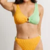 BJB Salvador Bikini Bottom | Orange + Lime
