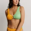 BJB Swim Salvador Bikini Top | Orange + Lime