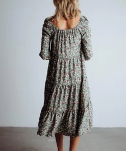 HAY Dresses Sammie Midi Dress | Sage Floral