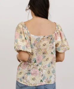FT Tops Sandra Sweetheart Top | Pastel Floral 7 FT Tops Sandra Sweetheart Top | Pastel Floral