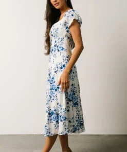 IBS Sandy Midi Dress | Blue + White Floral 13 IBS Sandy Midi Dress | Blue + White Floral